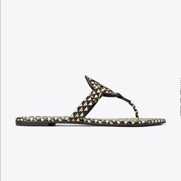 NIB Tory Burch Miller Triangle Geo Sandals - Picture 4 of 6